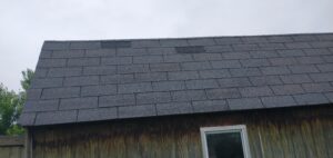 Missing roof shingles