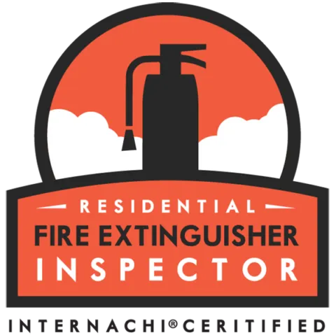 Fire extinguisher are an important home safety item and I include them with my home inspections.